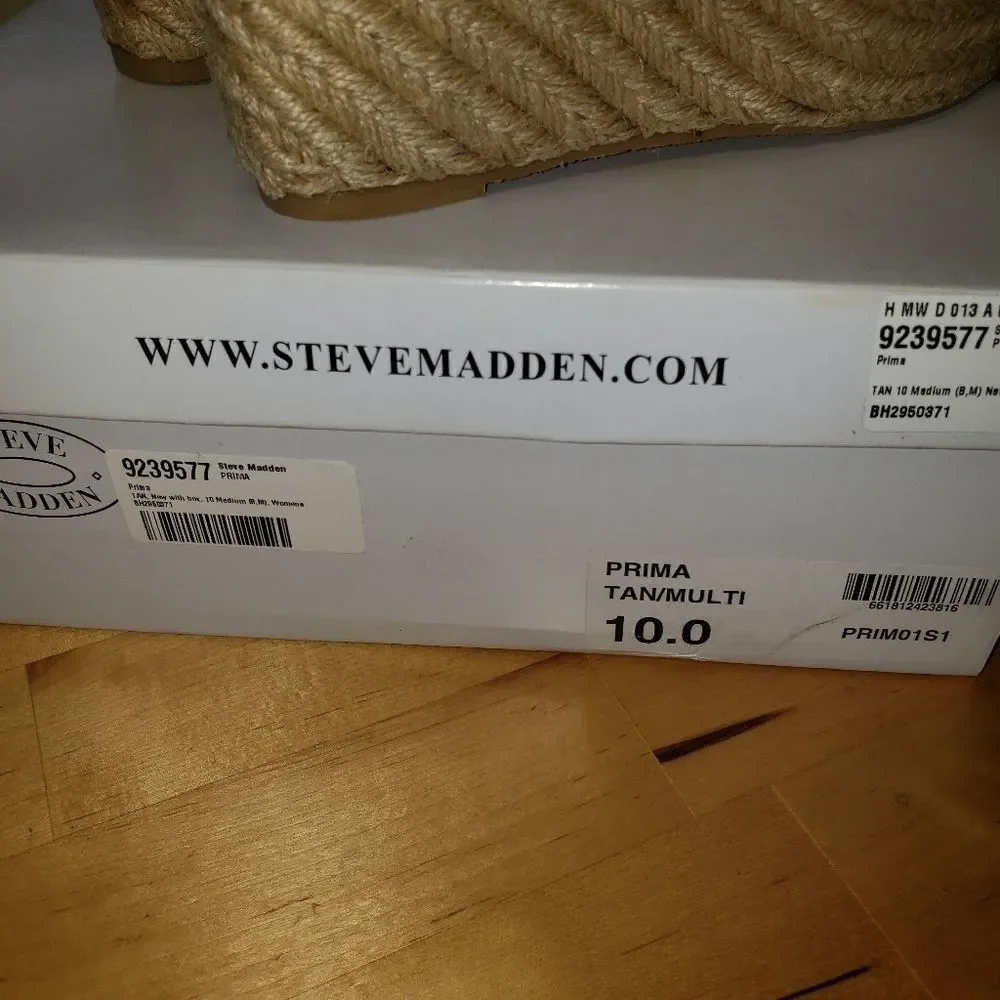 Steve Madden Prima Open Toe Wedge Sandals